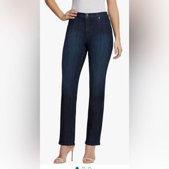 NWT Gloria Vanderbilt Amanda Plus Size Slimming Tapered Leg Classic Jeans - 22W - Picture 1 of 6